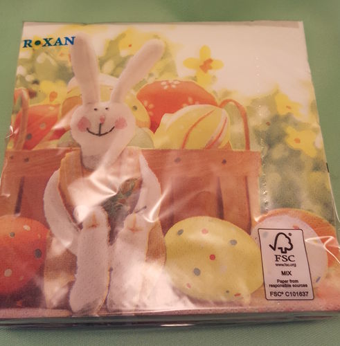 Servietten 20 x Ostern Rabbit & Easter