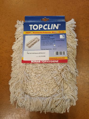 TopClin Profi Baumwoll/Polyester Mopp - 50 cm