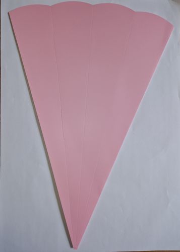 Schultüten-Rohling zum Stecken, rosa - 68 cm