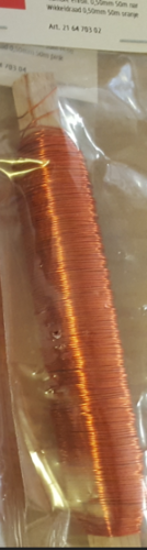 Wickeldraht 0,50mm 50m orange KNORR prandell