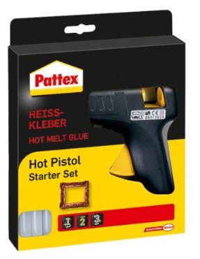 Pattex Heißklebepistole Hot Pistol, plus 6 Sticks