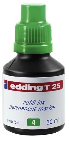 edding T25 refill ink permanent marker grün 30ml
