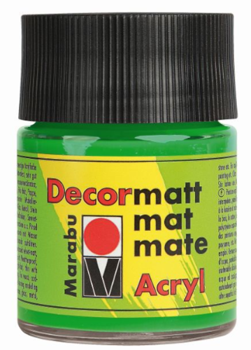 Marabu Decormatt Acryl, gelbgrün, 50 ml