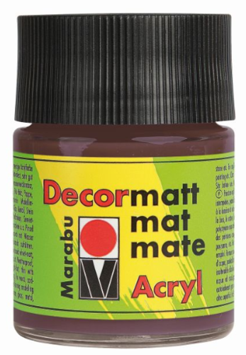 Marabu Decormatt Acryl, mittelbraun, 50 ml