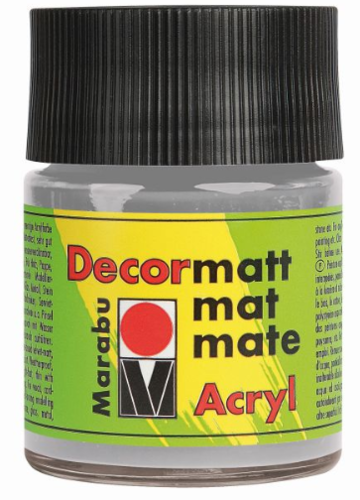 Marabu Decormatt Acryl, hellgrau, 50 ml