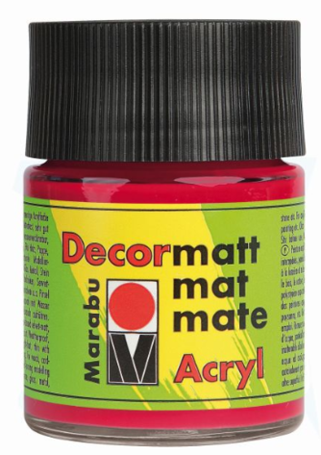 Marabu Decormatt Acryl, kirschrot, 50 ml