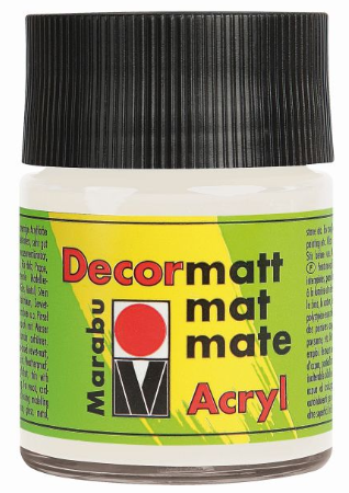 Marabu Decormatt Acryl, weiß, 50 ml