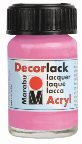 Marabu Decorlack Acryl, pink, 15 ml