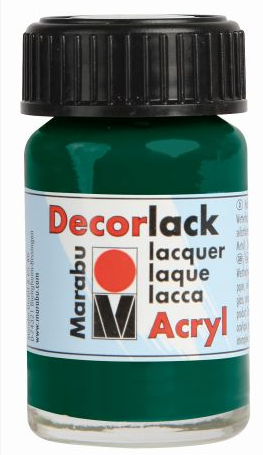 Marabu Decorlack Acryl, tannengrün, 15 ml