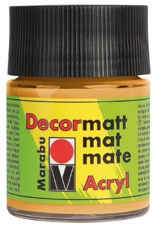 Marabu Decormatt Acryl, Metallic-gold, 50 ml
