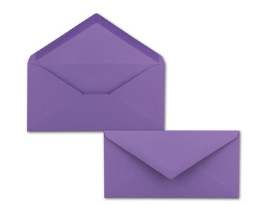 Umschlag DL, violett, 120g